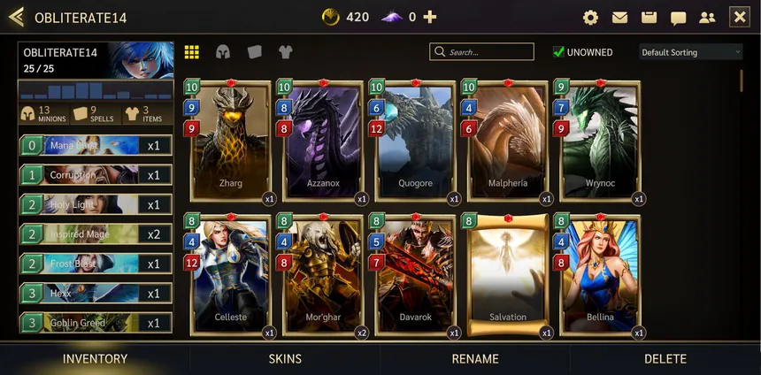 Edit Deck